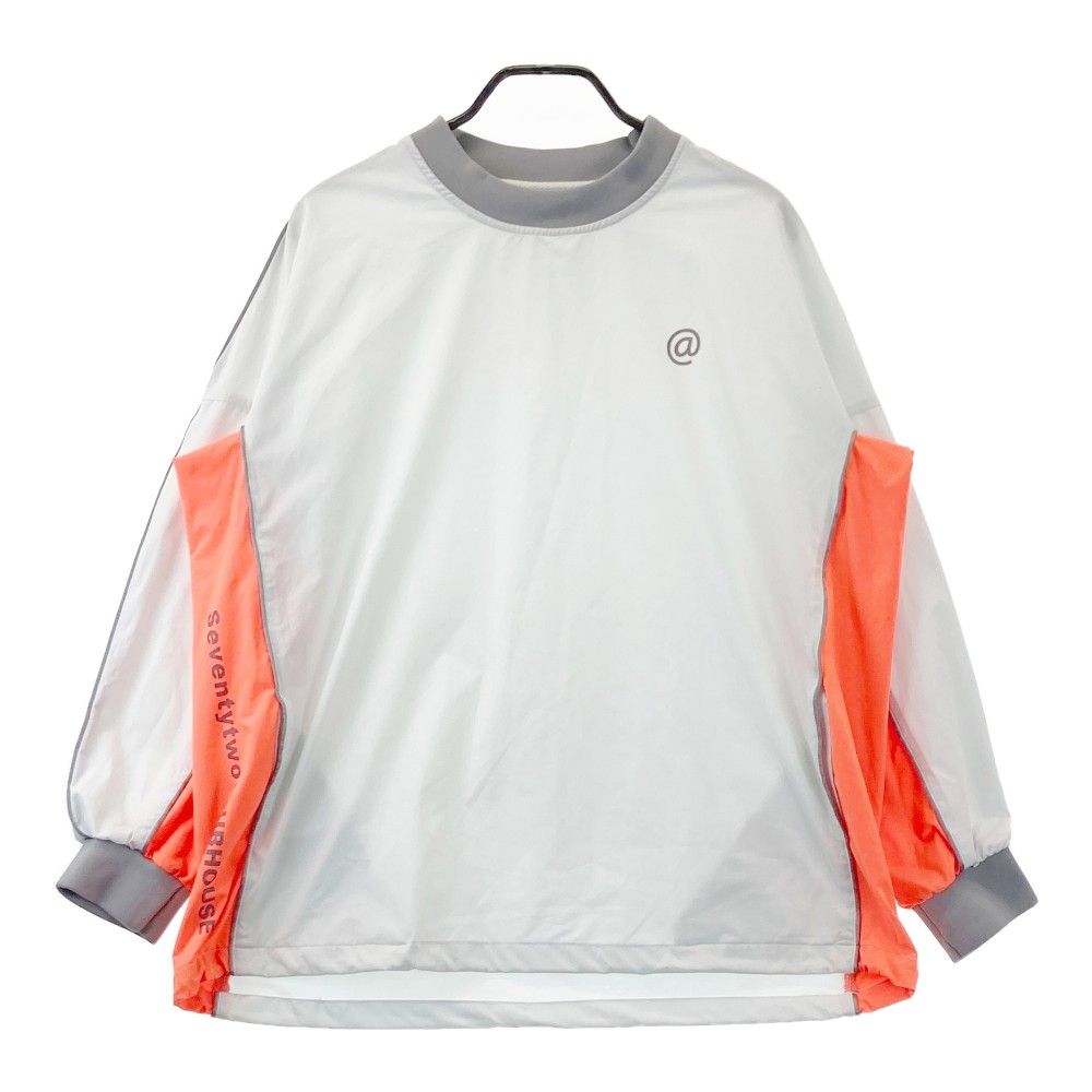 サイズ：LXL ANTIQUA GOLF アンティカゴルフ ×STCH モックネック 長袖ブルゾン ジャケット  グレー系 [240101439020] ゴルフウェア メンズ ストスト サイズ：LXL ANTIQUA GOLF アンティカゴルフ ×STCH モックネック