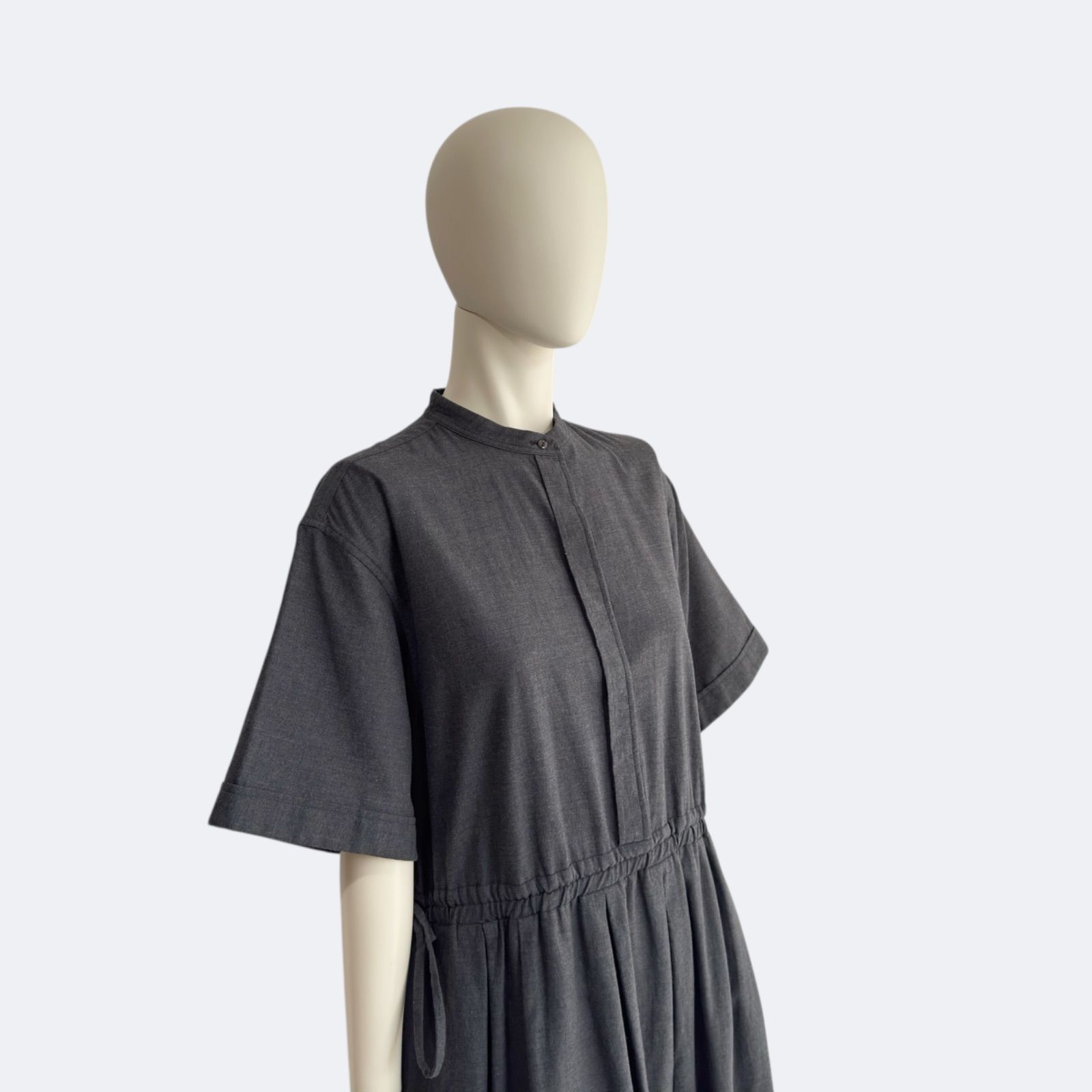 Drawer ドゥロワー ワンピース ダークグレー コットン Drawer ドゥロワー ワンピース ダークグレー コットン - メルカリ