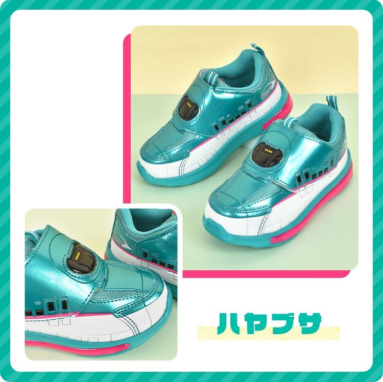 光る靴 プラレール 靴 17センチ 新品未使用 子供靴 今だけ！クーポンで200円OFF光る靴 プラレール 新幹線