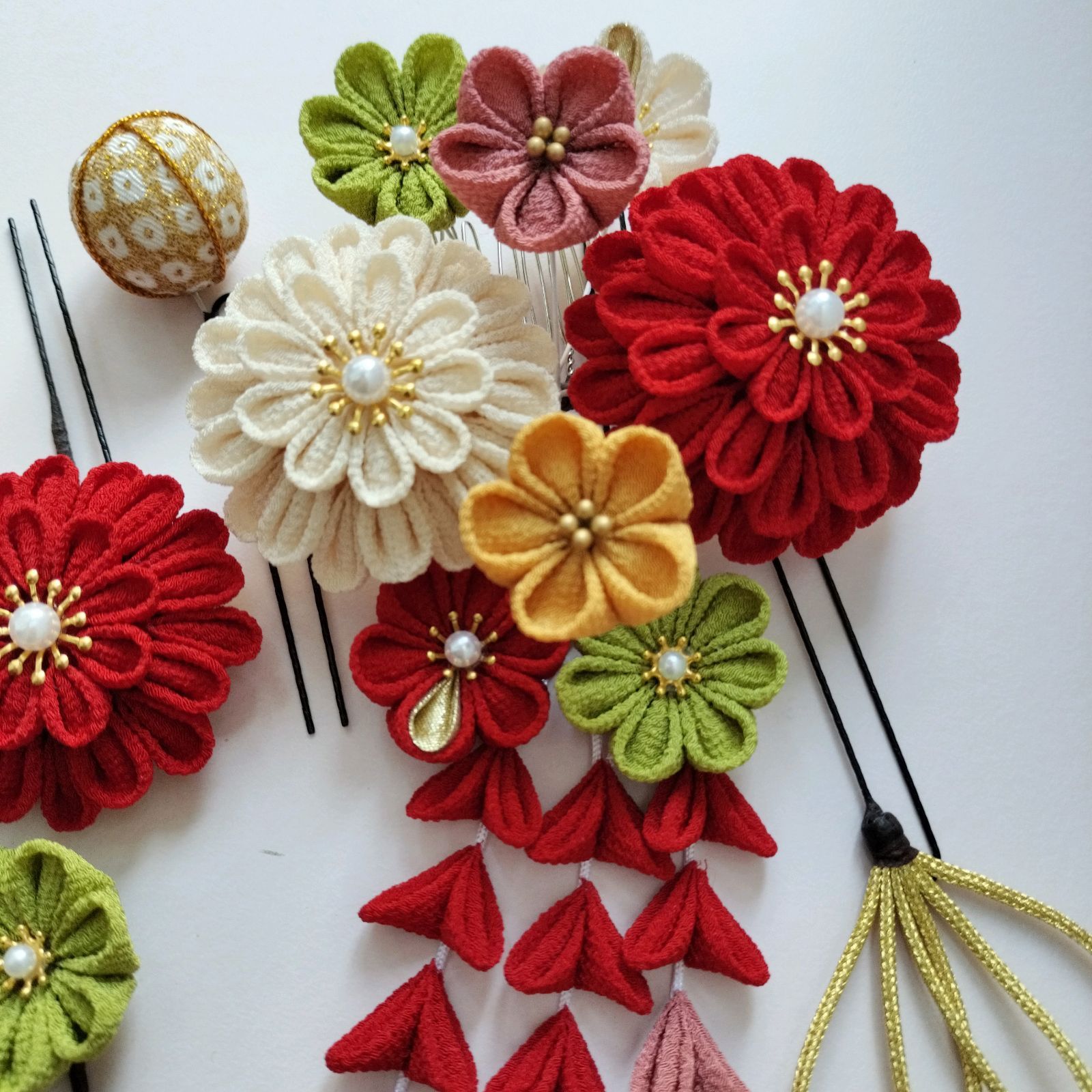 たけちゃん様オーダー つまみ細工 たけちゃん様オーダー つまみ細工