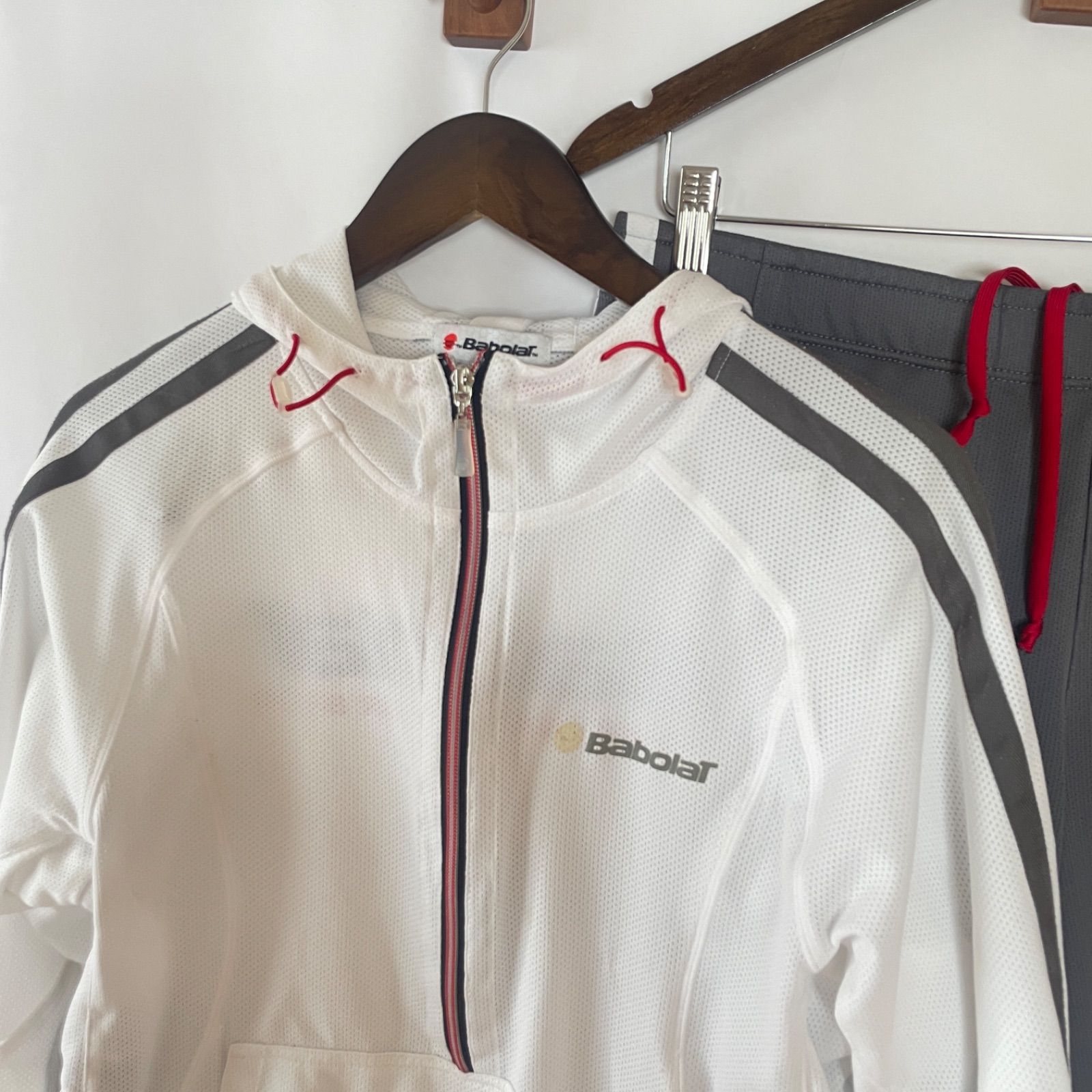 良】BabolaT バボラ 上下セット テニスウェア セットアップ L パーカー
