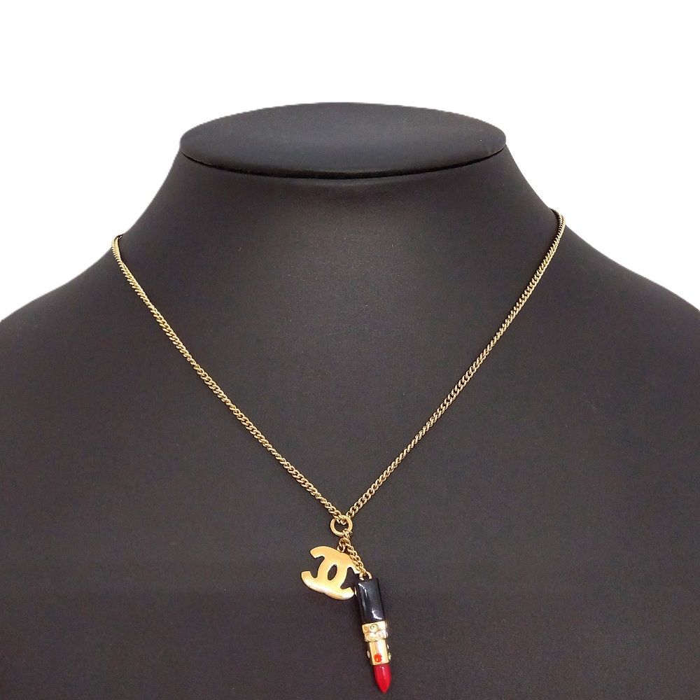 【公式】フジのお歳暮・冬ギフト - WEBカタログ掲載中 ゴールド ネックレス CHANEL シャネル ココマーク ライン リップ ネックレス、ペンダント、チョーカー