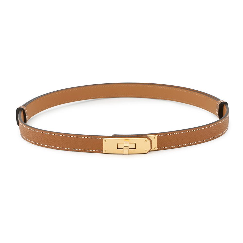 エルメス ケリーベルト ゴールド ゴールド金具 エプソン B刻印 HERMES べルト