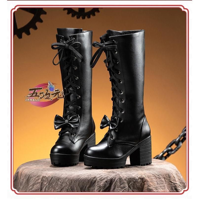 新品、未使用 猫屋小舗 デート?ア?ライブ コスプレ 時崎狂三 靴