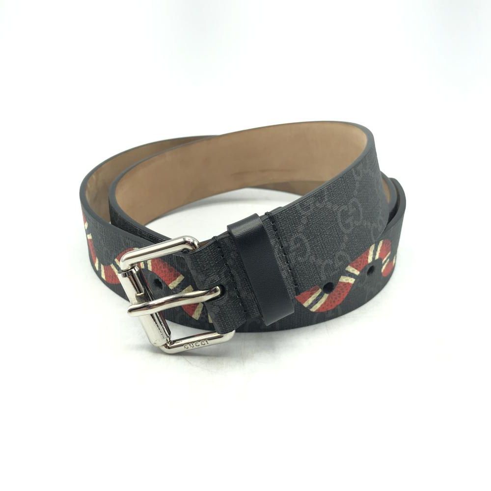 グッチ レザー GGスプリーム ベルト 人気品 グッチ GG プリーム ベルト インターロッキングG GG柄 メンズ