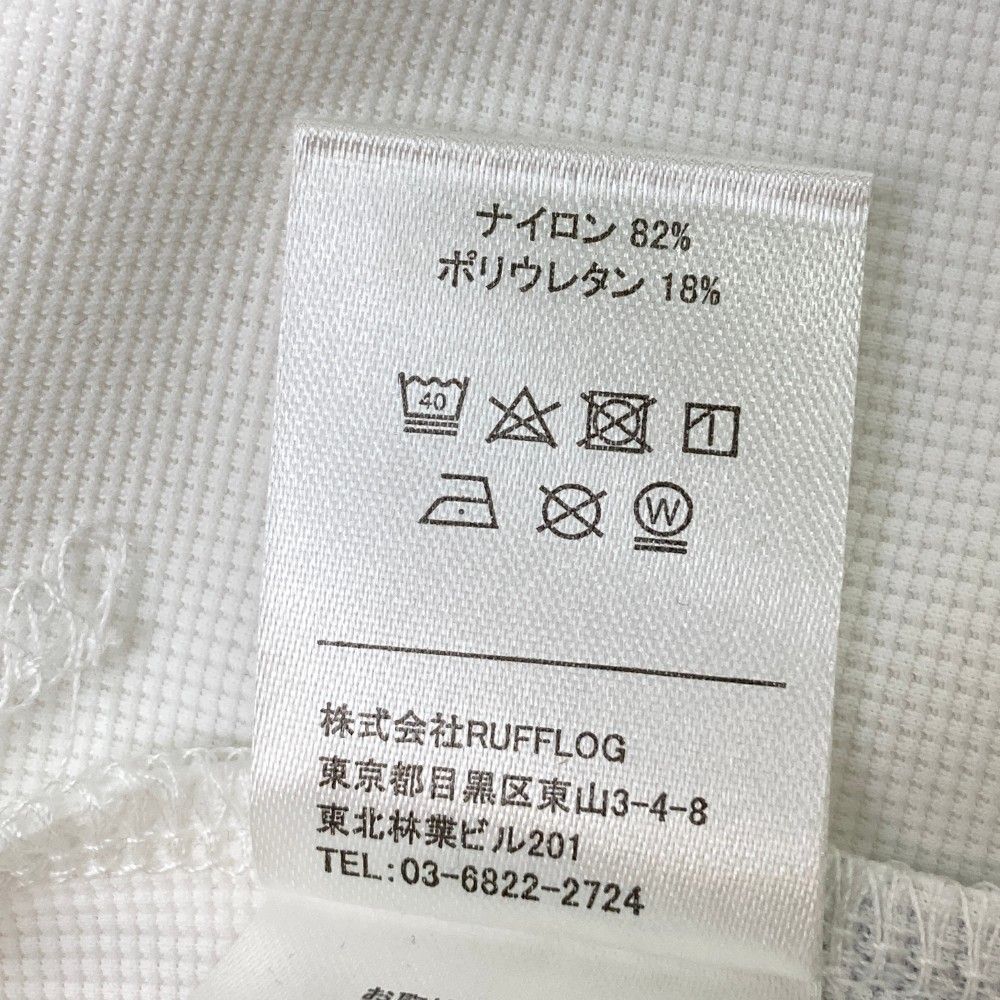 サイズ：L RUFFLOG ラフロッグ 半袖モックネックTシャツ