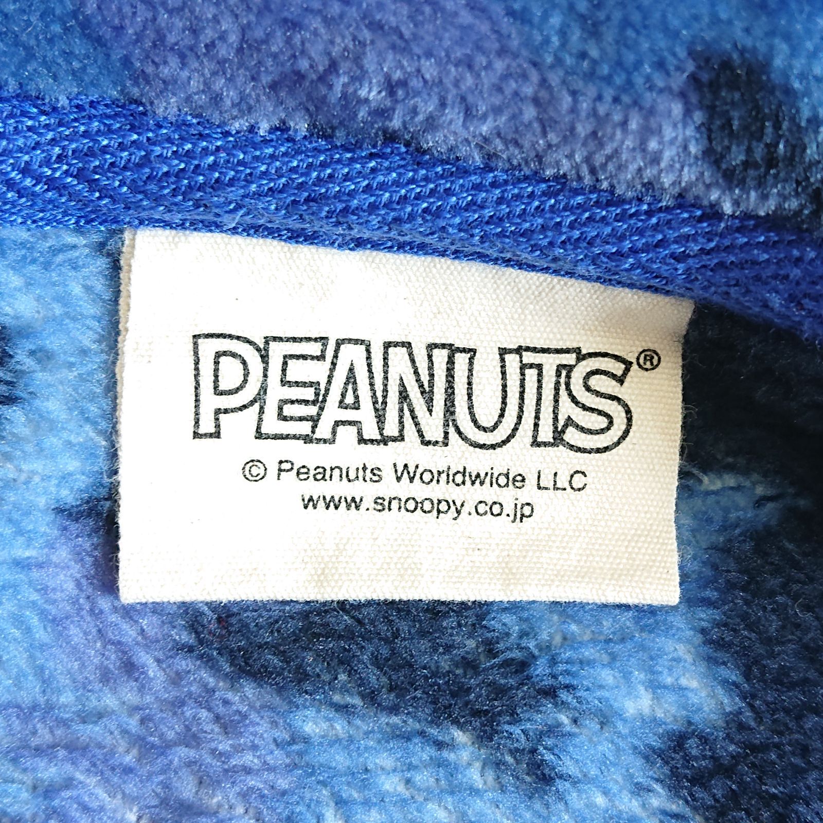 w^)b PEANUTS ピーナッツ ボア フリース ジャケット フルジップ ジップ 