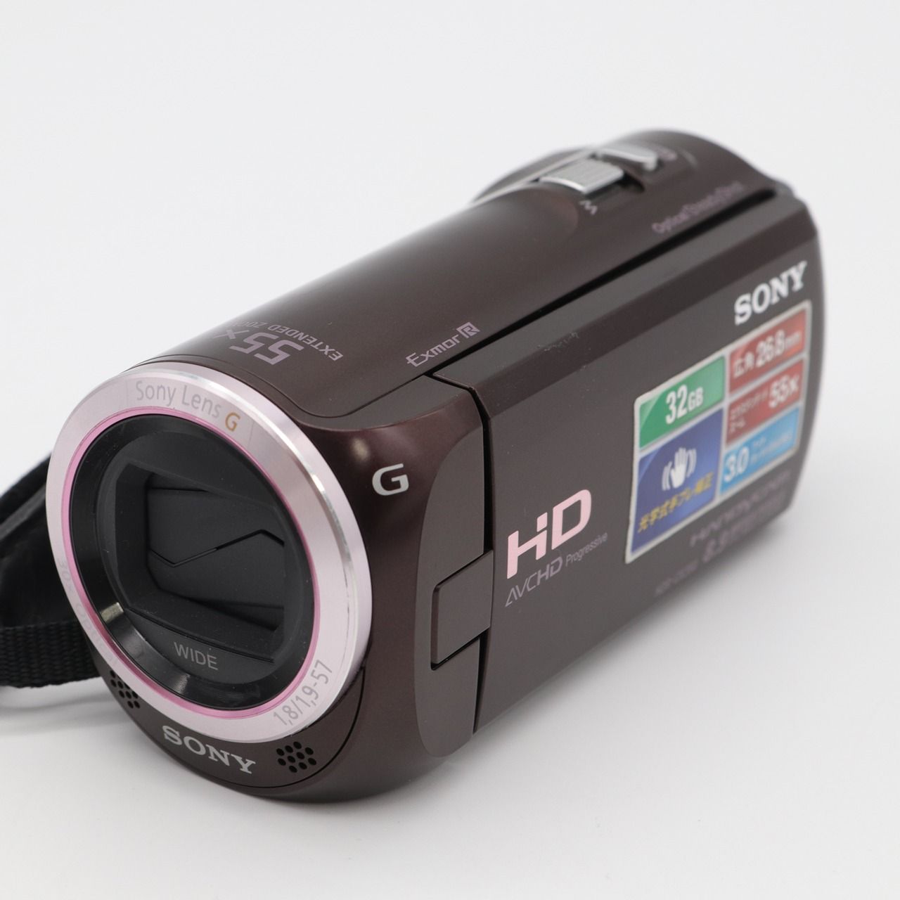 SONY ビデオカメラレコーダー HDR-CX390 ボルドーブラウン