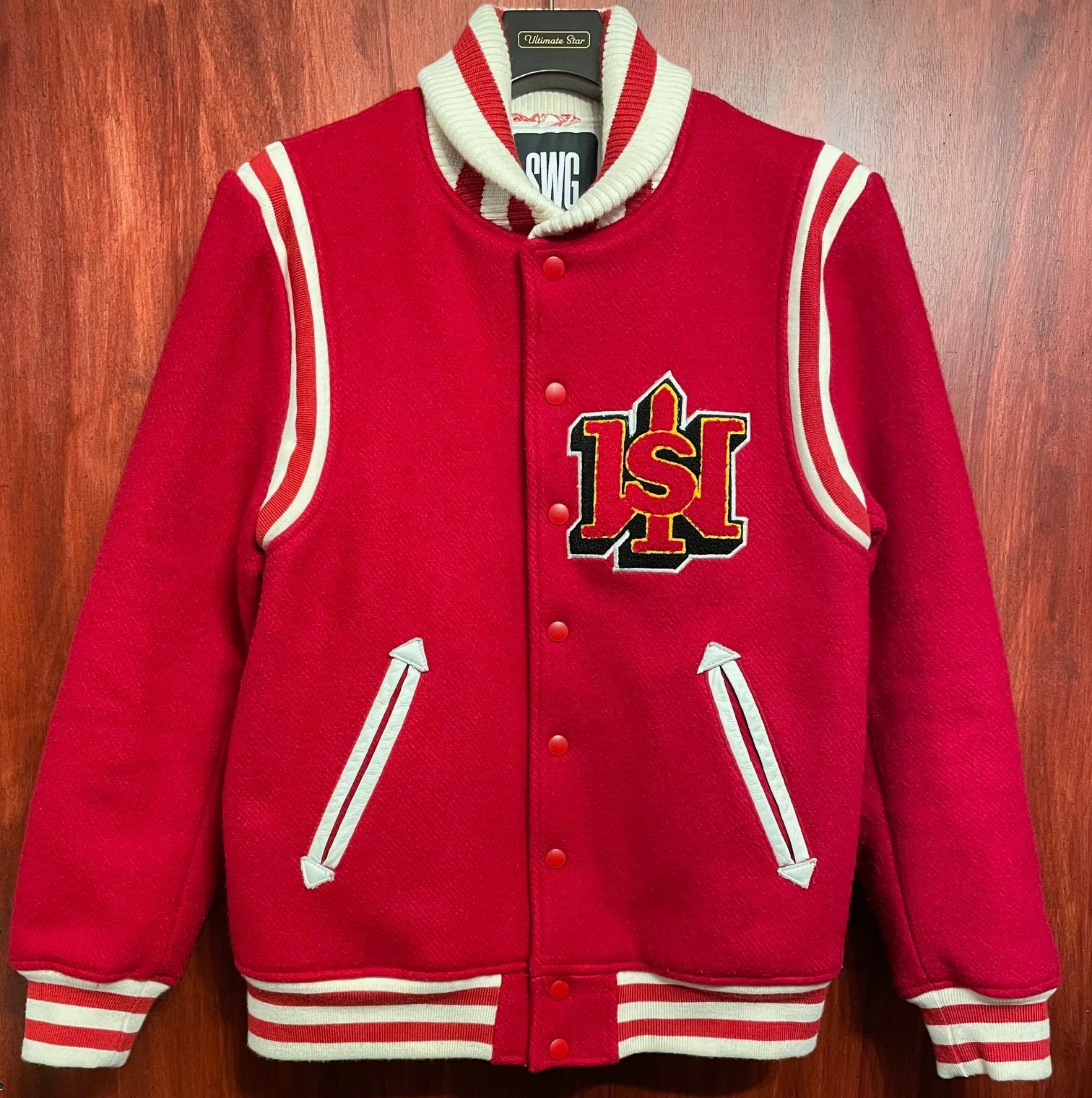 SWAGGER 「SWAGGER NEWSCHOOL」 ショールカラースタジアムジャケット