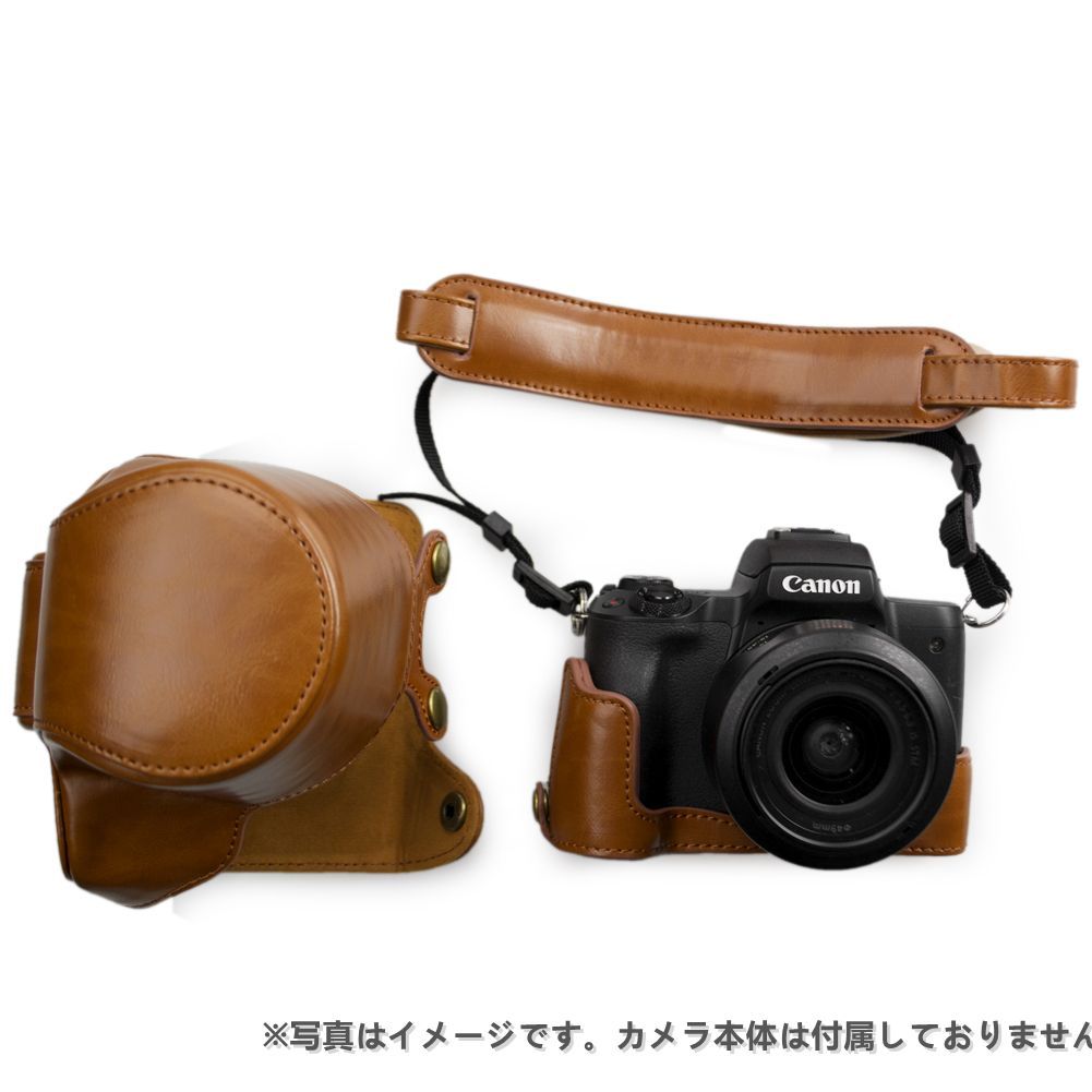 美品CANON EOS kiss M 22mm f/2 カメラケースセット CANON EOS Kiss M/EOS M2/EOS M50/EOS M50 Mark 2 専用カメラ