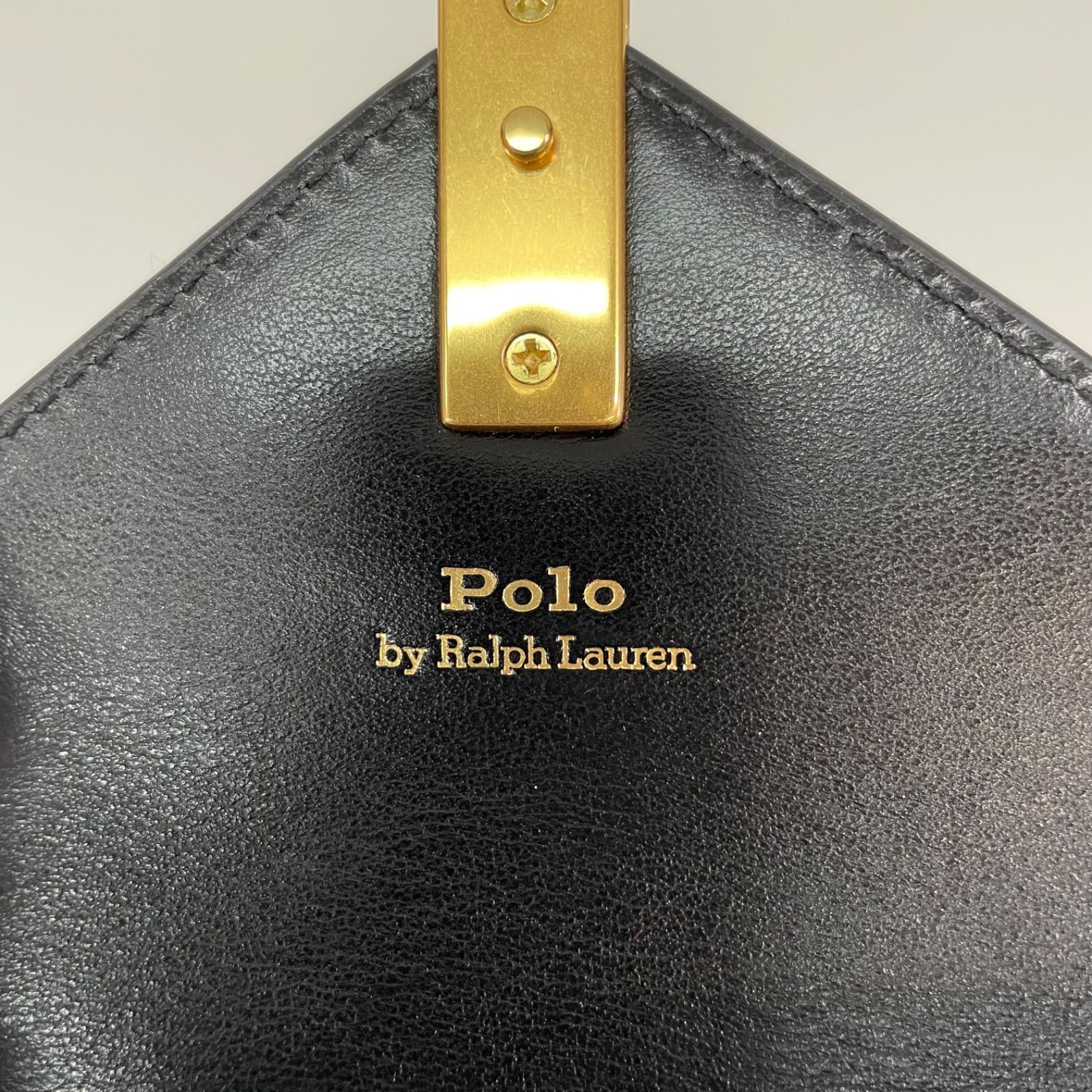 新品未使用 美品 POLO Ralph Lauren ポロ ラルフローレン レザー