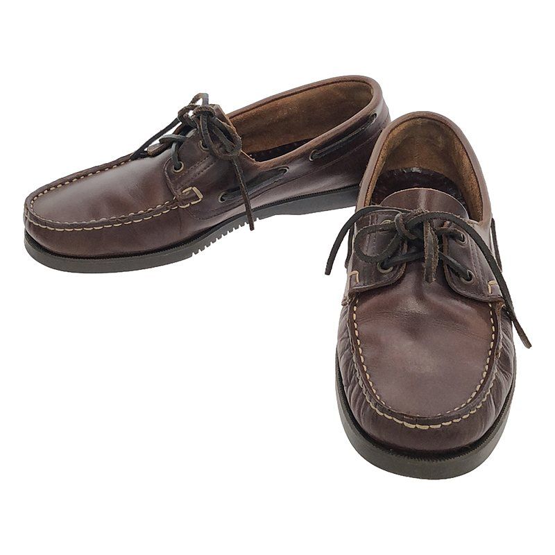 paraboot barth ブラウンレザー デッキシューズ Paraboot BARTH