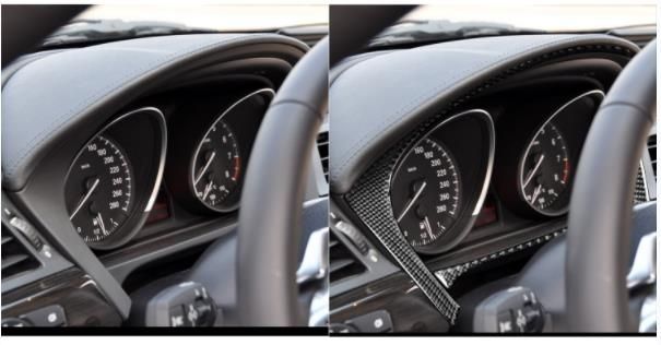 内装インテリアステッカー スピードメーターフードパネルカバー