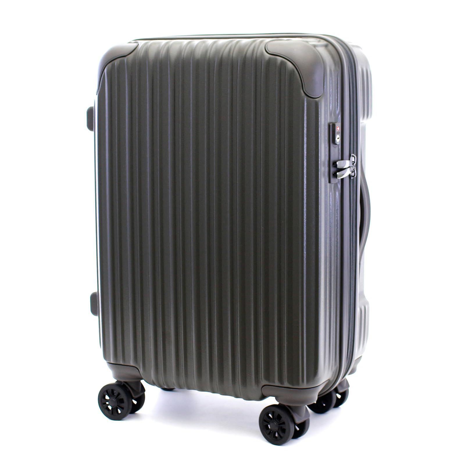 ESC2297 メーカー スーツケース 1 ハードジッパー 付 ブランド 拡張式 1年間書付 エスケープ 3.2kg シフレ ダークグレー