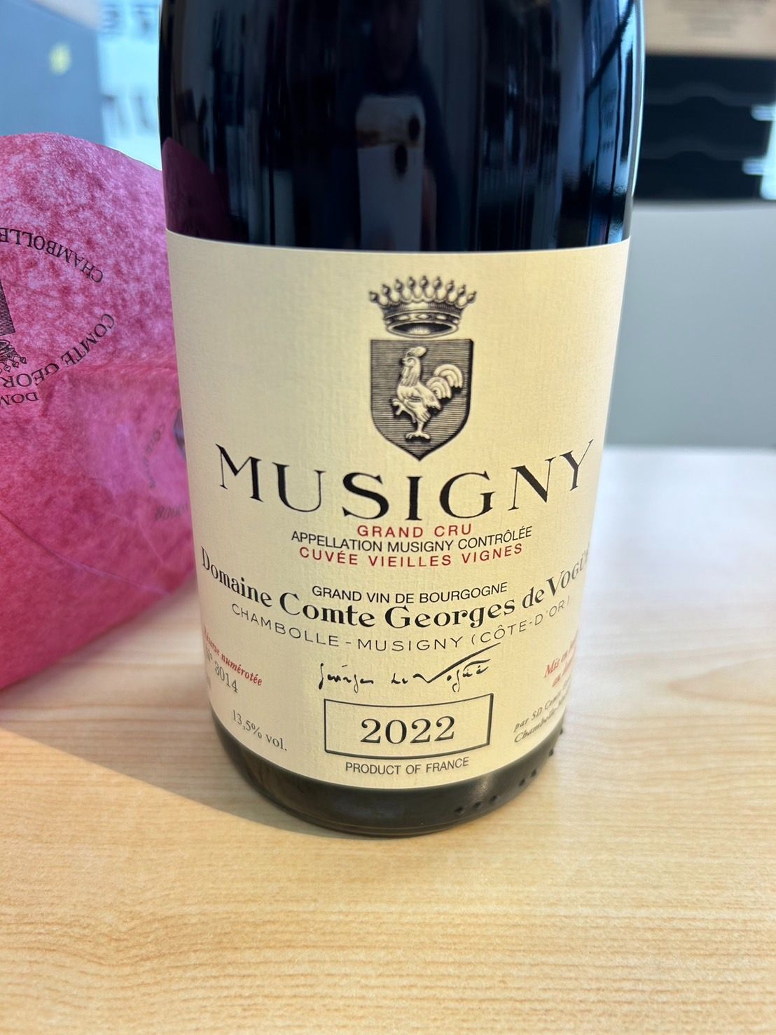 ヴォギュエ ブルゴーニュ ブラン2012 コント ジョルジュ ド ヴォギュエ