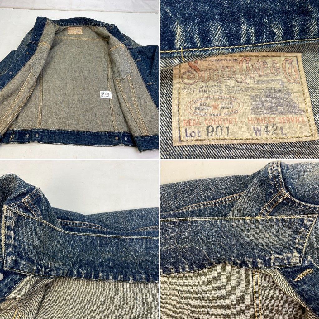 01w-0825 シュガーケーン SUGAR CANE 3rd Denim ロンスター デニム