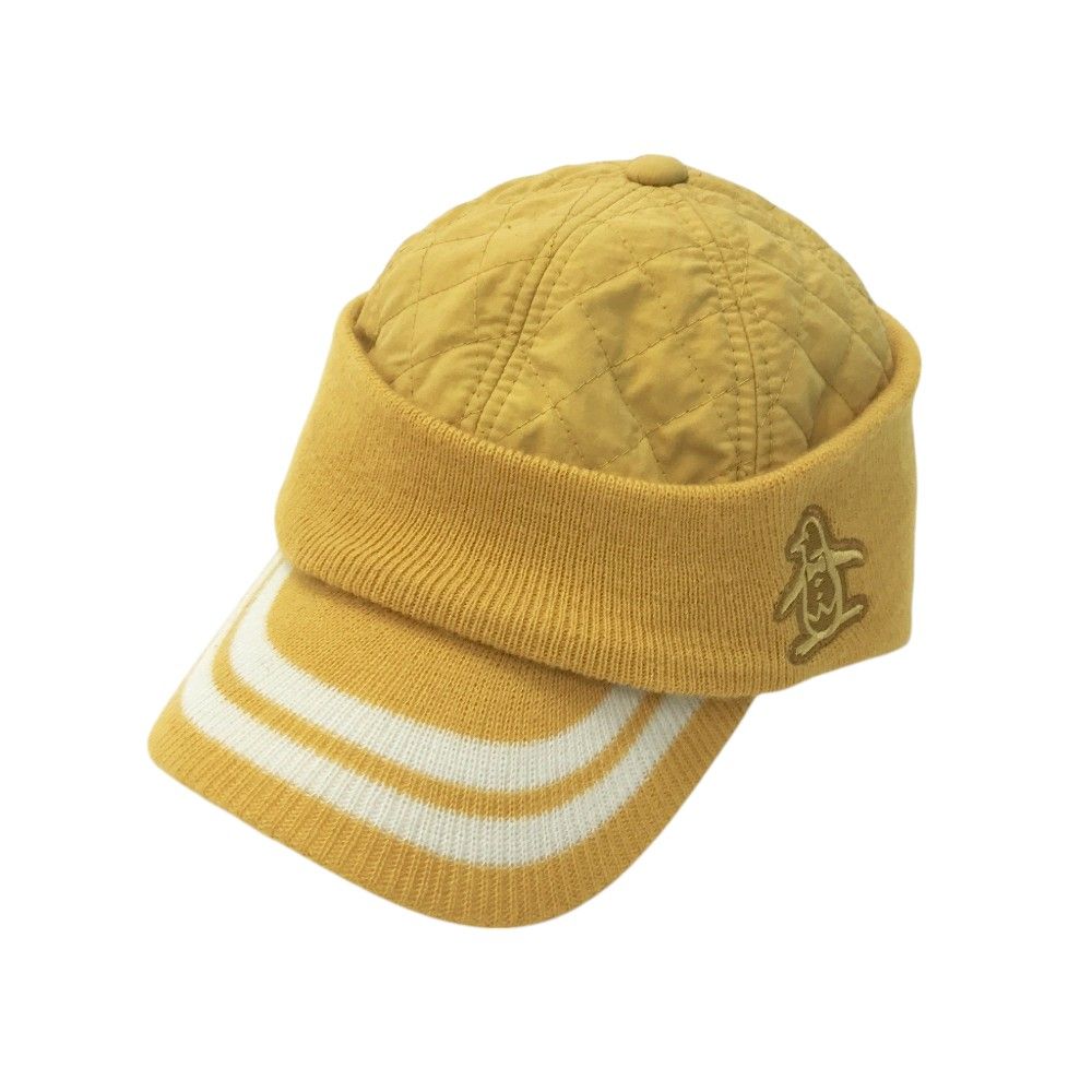MUNSING WEAR マンシングウェア  2WAY 中綿キャップ  イエロー系 F(56-60cm) [240101366422] ゴルフウェア ストスト