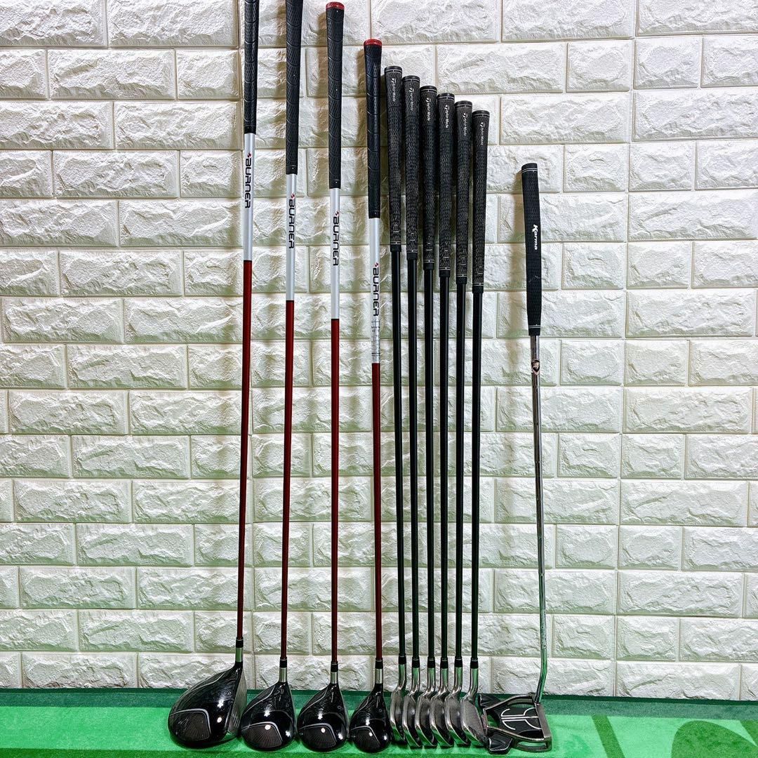 タイムセールも有。 TaylorMade メンズゴルフクラブセット Burner rac 11本