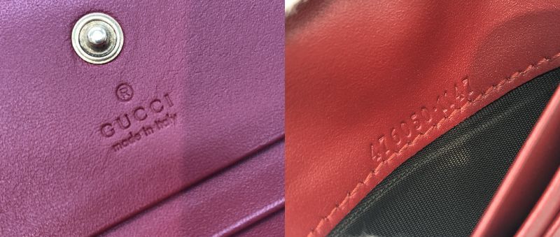 美品 グッチ GGスプリーム 2つ折り財布 さくらんぼ インターロッキング GUCCI グッチ GGスプリーム チェリー ミニウォレット 二つ折り