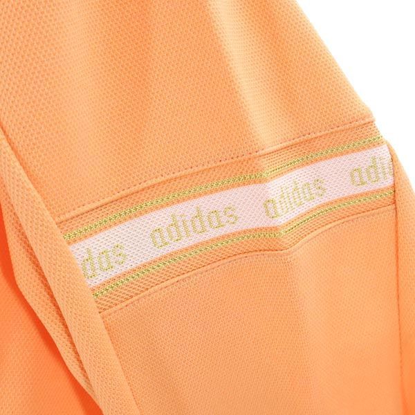 アディダス 80s ヴィンテージ デサント製 トレフォイルロゴ ジップジャケット S オレンジ系 adidas メンズ   【230414】56cm肩幅