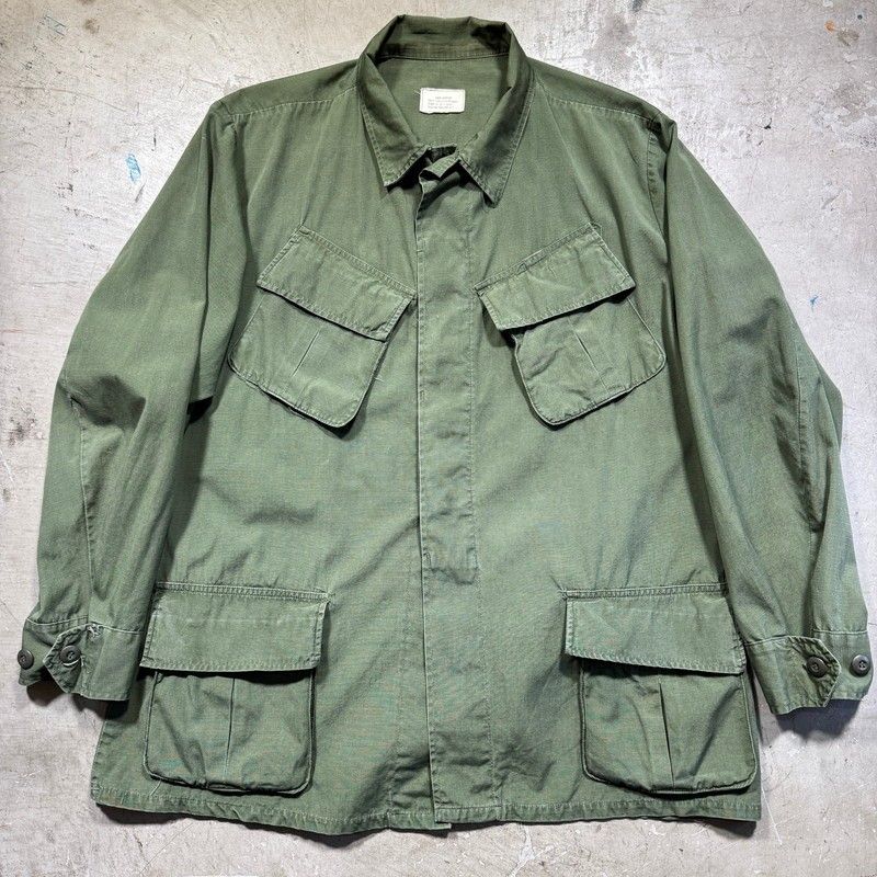 U.S.ARMY 60's ジャングルファティーグジャケット リップストップ L-R