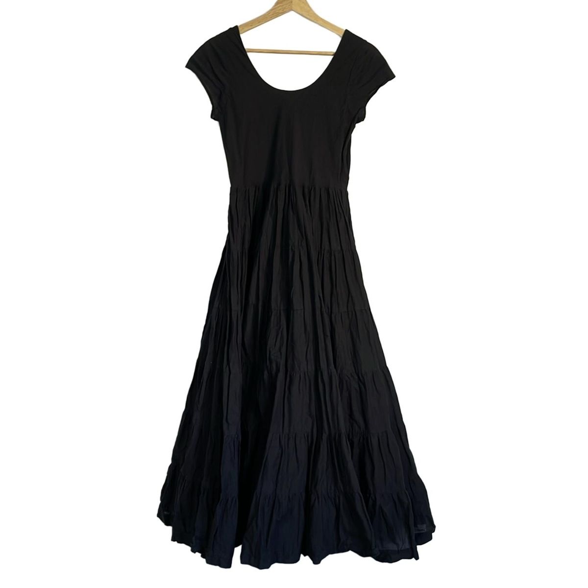 MARIHA マリハ ワンピース サイズ36 S レディース - ダークネイビー クルーネック 半袖 ロング