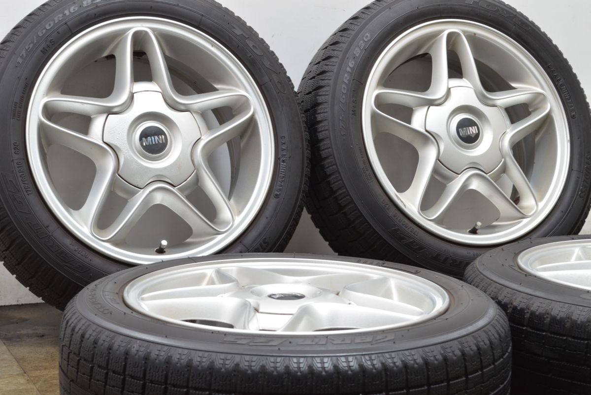Sウィンダー R102 MINI R55 クラブマン 純正 R102 16in 6.5J 48 PCD100 トーヨー ガリット G5 175 60R16 品番 6768584 ミニクーパー