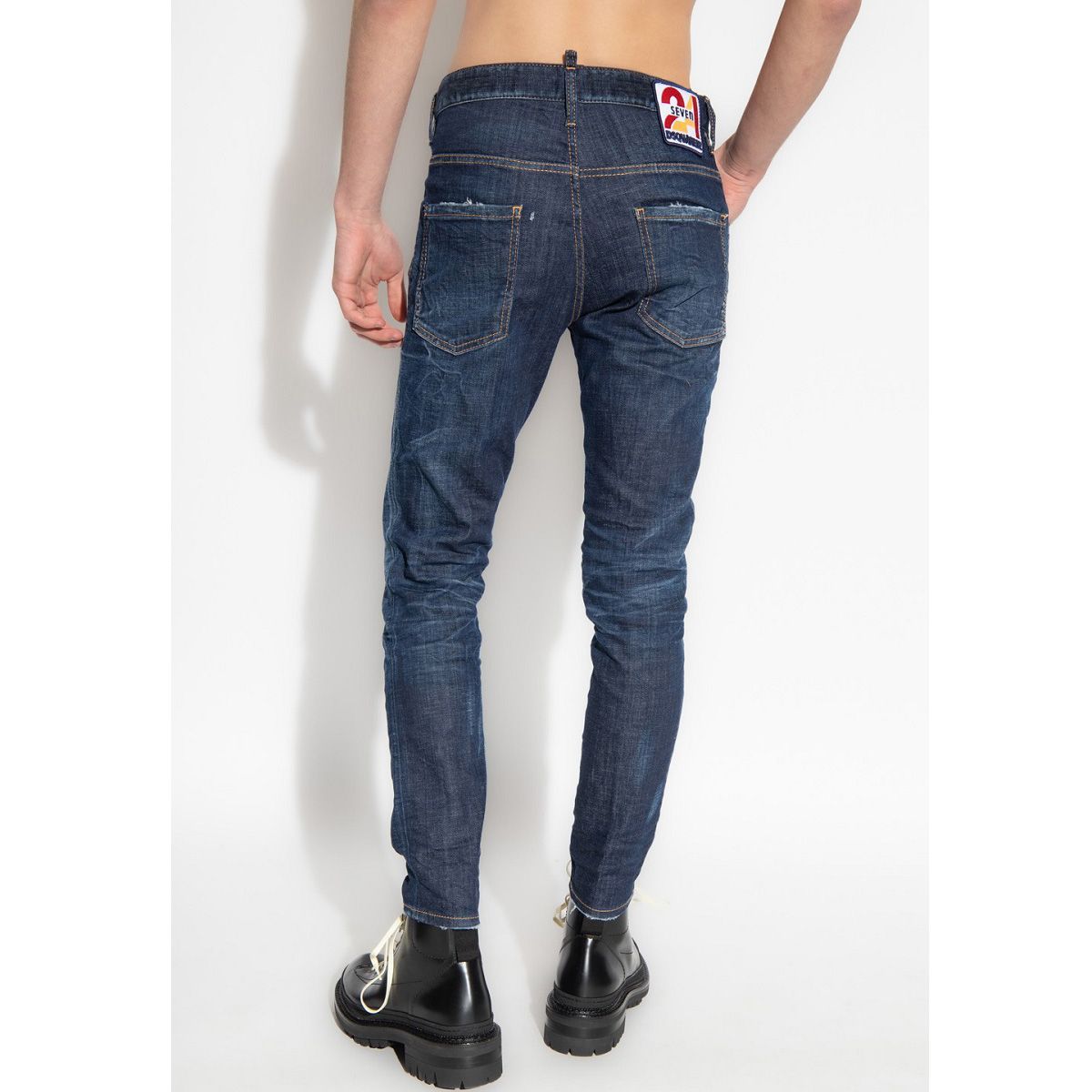 DSQUARED2 ディースクエアード S74LB1231 S30342 インディゴ SKATER JEAN デニム ジーンズ - メルカリ