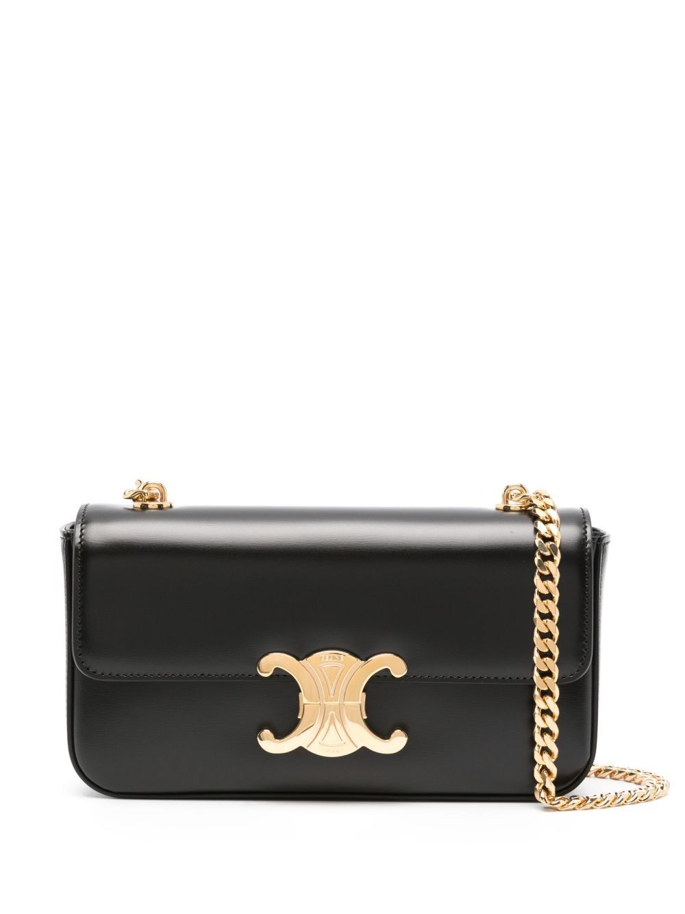 CELINE クロード レザー ショルダーバッグ 送料無料
