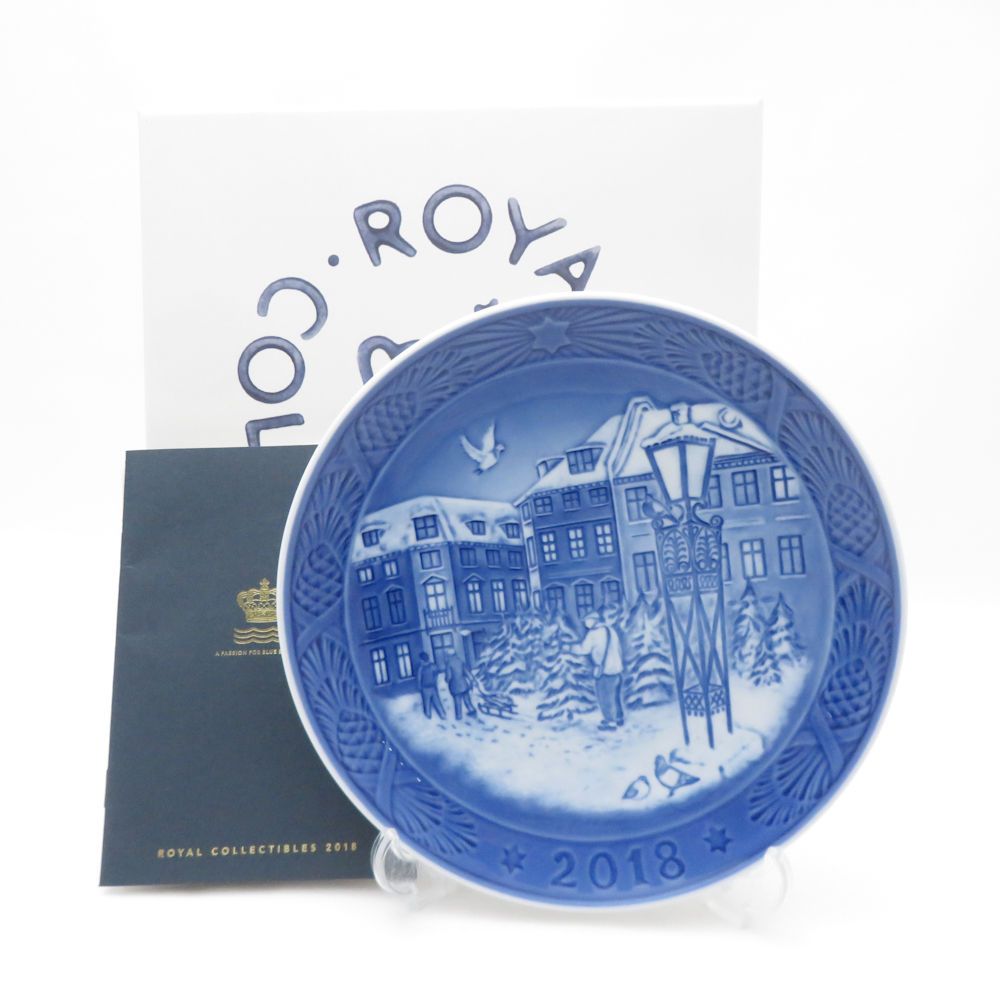 ロイヤルコペンハーゲン　イヤープレート　2018 Amazon.co.jp: ロイヤルコペンハーゲン イヤープレート 2018年【証明書