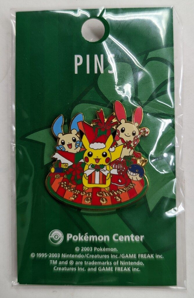 2025新商品 ポケモンセンター ピカチュウ＆プラスル＆マイナン ロボピンズ ピンズ・ピンバッジ・缶バッジ