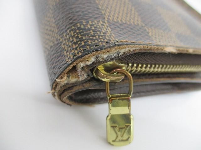 訳あり ルイヴィトン LOUIS VUITTON ダミエ エベヌ コンパクト