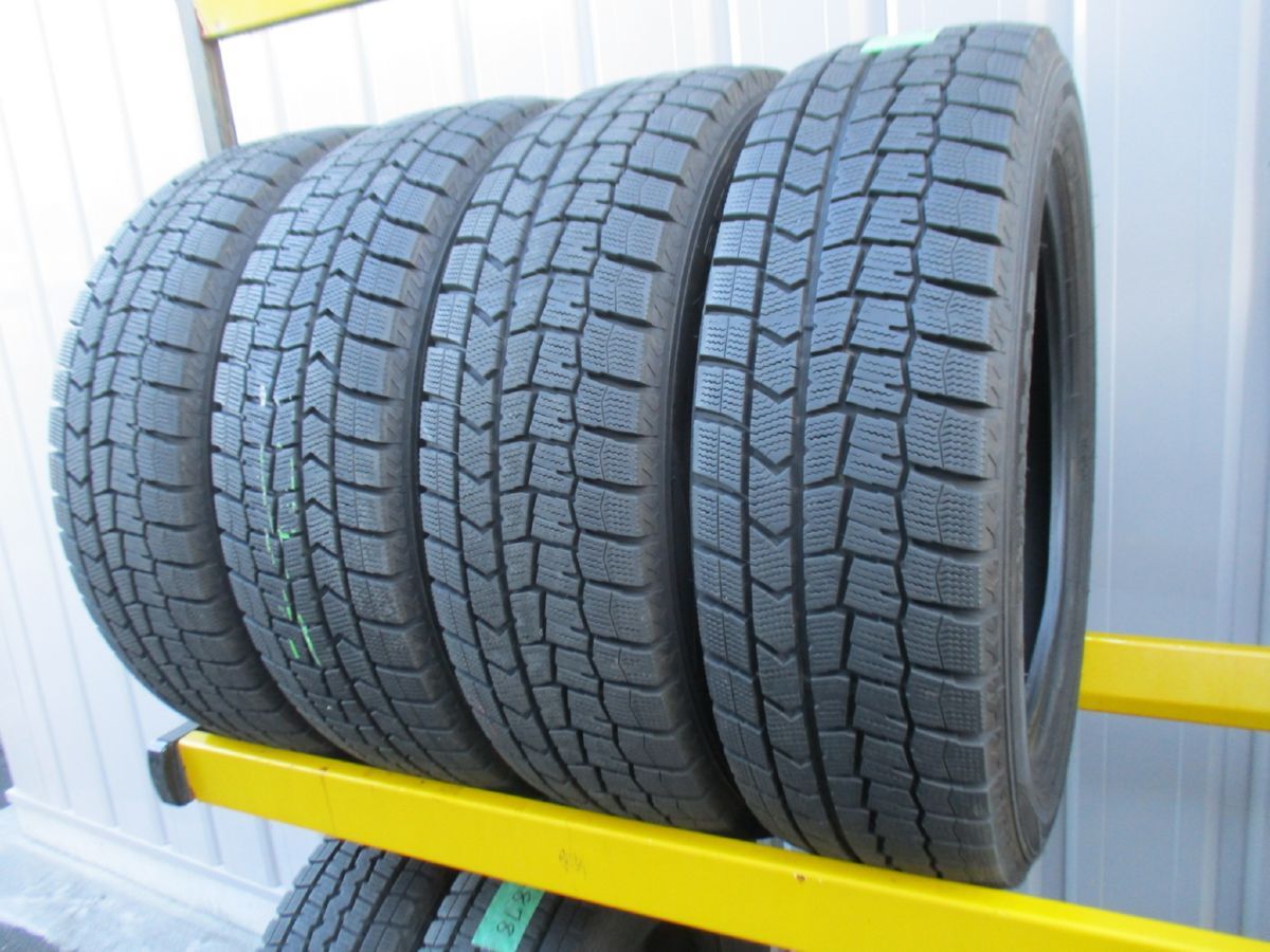 195/60R17 90Q ダンロップ WINTER MAXX WM02 スタッドレス 2019年製 4本 送料込 T48751129インボイス領収書発行可能