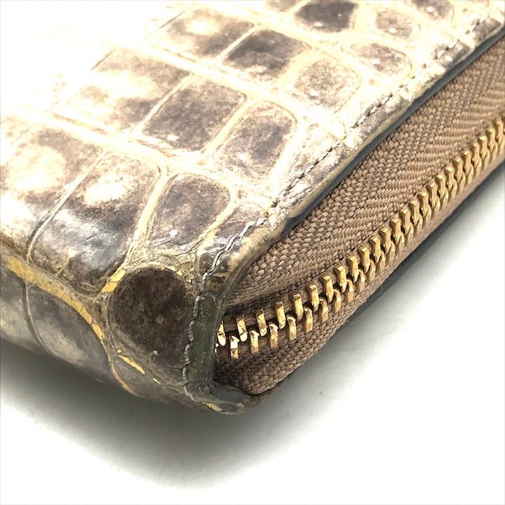 良品 LOUISVUITTON ルイヴィトン ジッピーウォレット ラウンドファスナー クロコダイル エキゾチック レザー ウォレット 長財布 a3445  - メルカリ