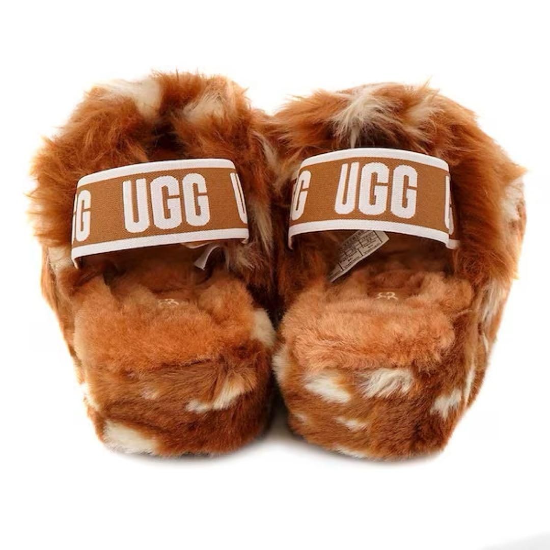アグ UGG ファーサンダル OH YEAH SPOTS オーイヤースポッツ 23