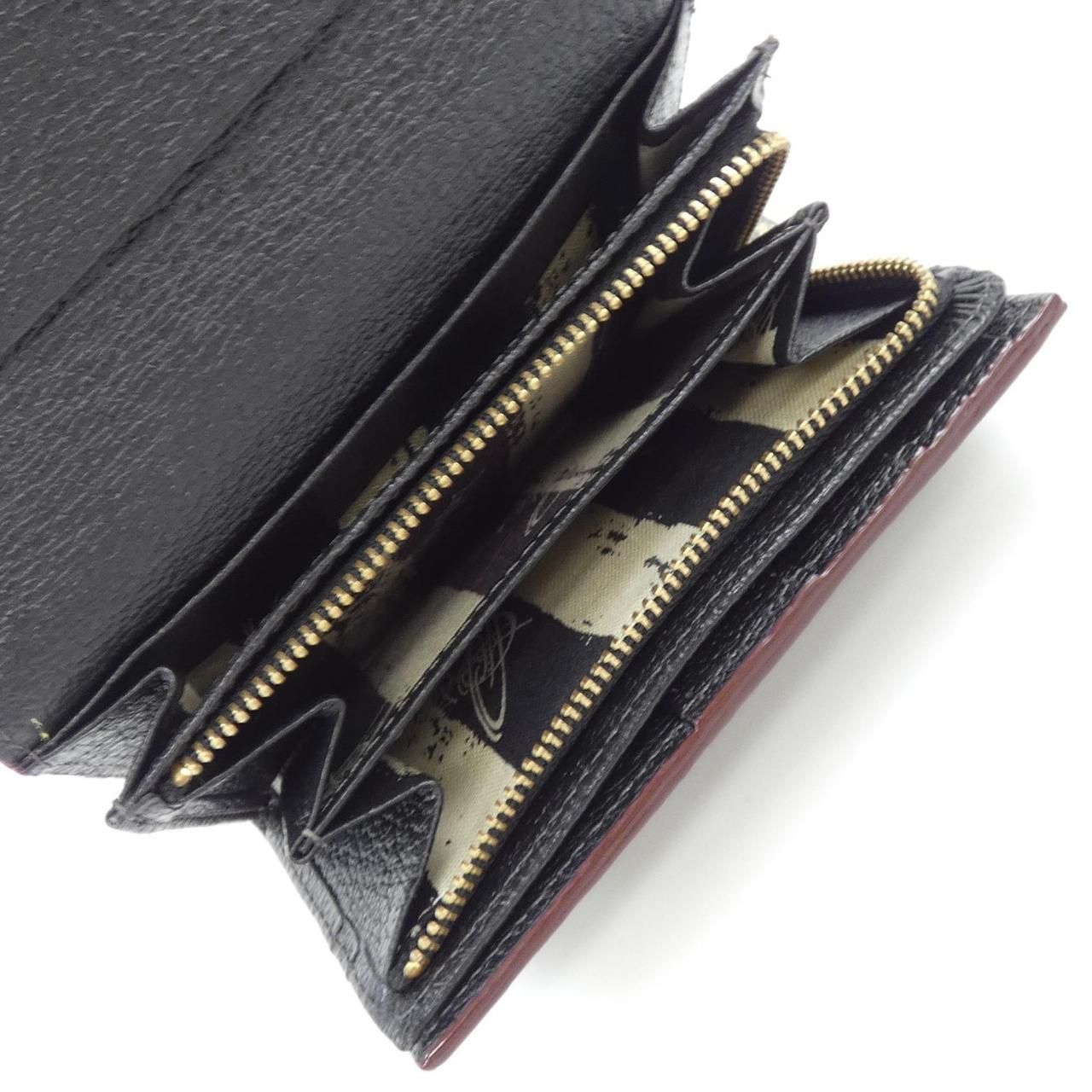 vivian westwood ヴィヴィアンウェストウッド 黒 三つ折り 財布