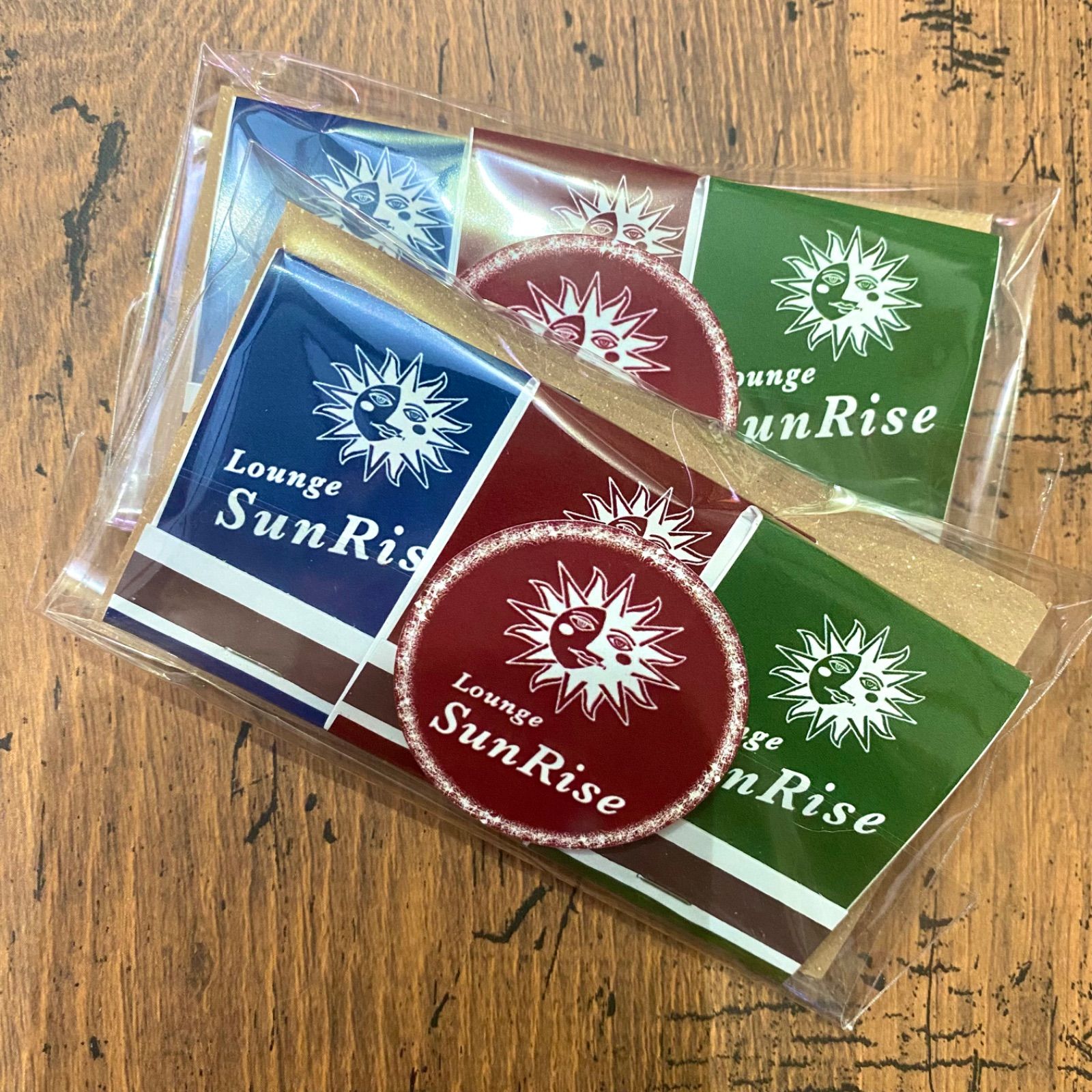 昭和レトロスタイル☆マッチ ブックマッチ 色違い3個セット 生産終了品