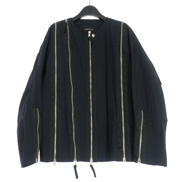 almostblackオールモーストブラック zipブルゾン