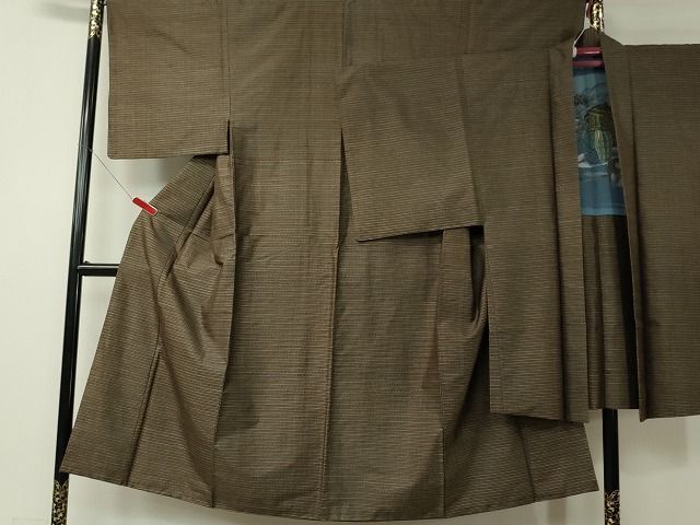 平和屋着物男性　本場大島紬　アンサンブル　吉祥文　逸品　CAAI9433ch