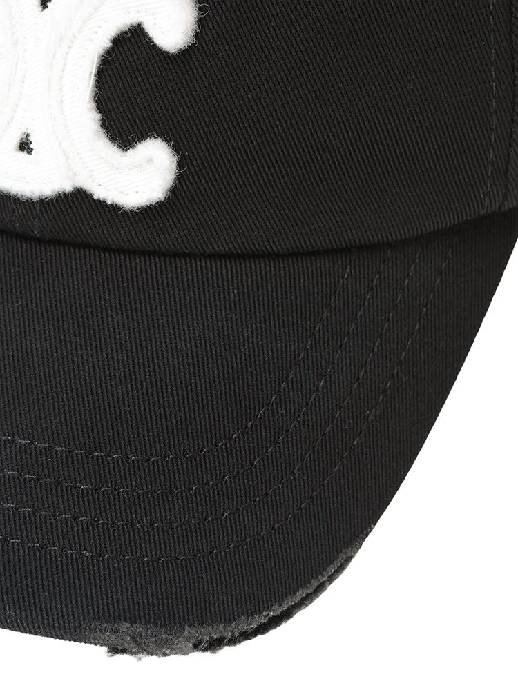 セリーヌ トリオンフ キャップ ブラック メンズ レディース CI