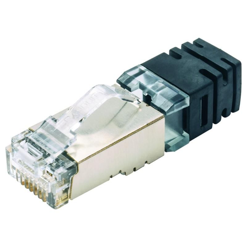 パンドウイット 太径用シールドプラグ LANコネクタ 100個入り SPS6X88-C