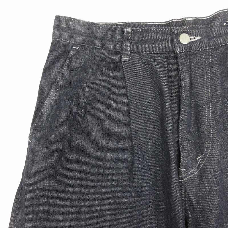極美品 21SS グラフペーパー Graphpaper COLORFAST DENIM TWO TUCK  