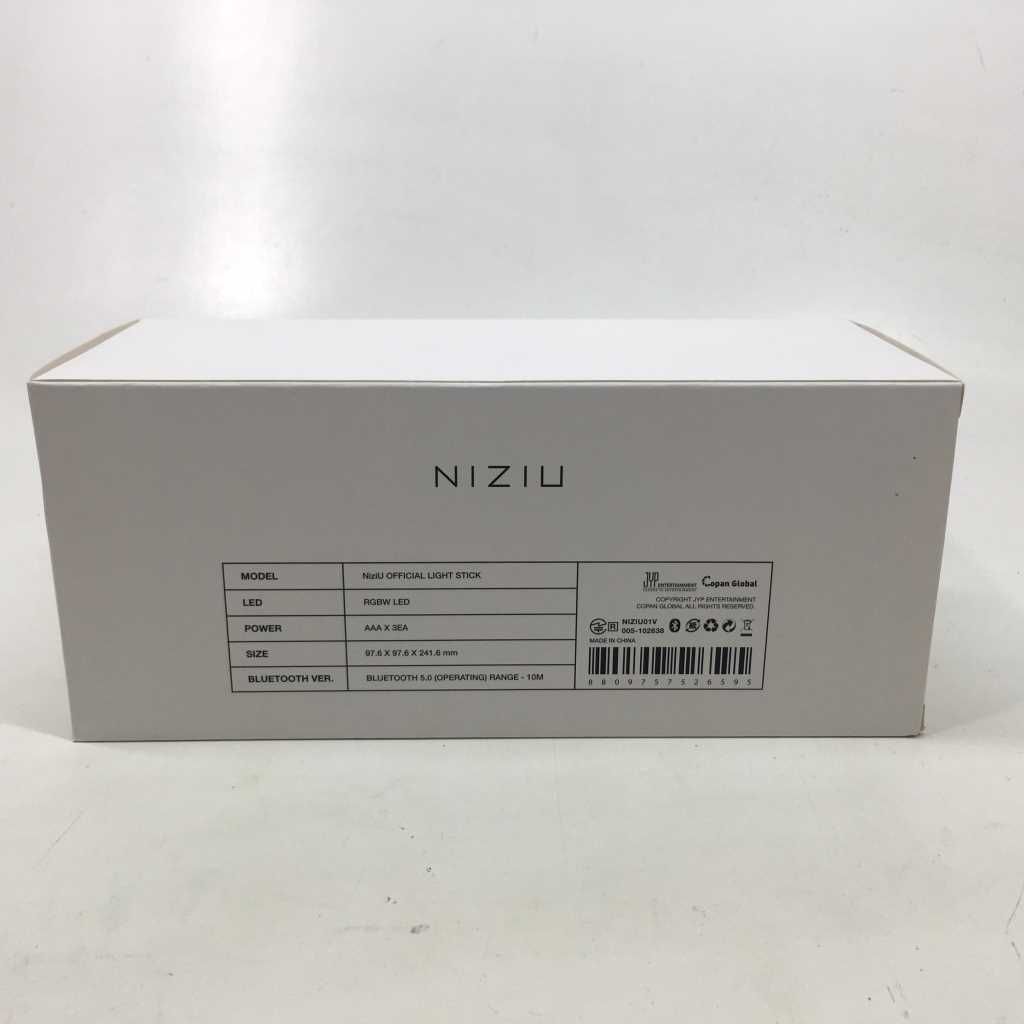 01yw0234 〇  NiziU オフィシャルライトスティック 動作確認済み 中古品