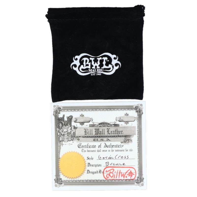 BILL WALL LEATHER ビルウォールレザー  ゴシッククロス ベルト BILL WALL LEATHER ビルウォールレザー ゴシッククロス ベルト