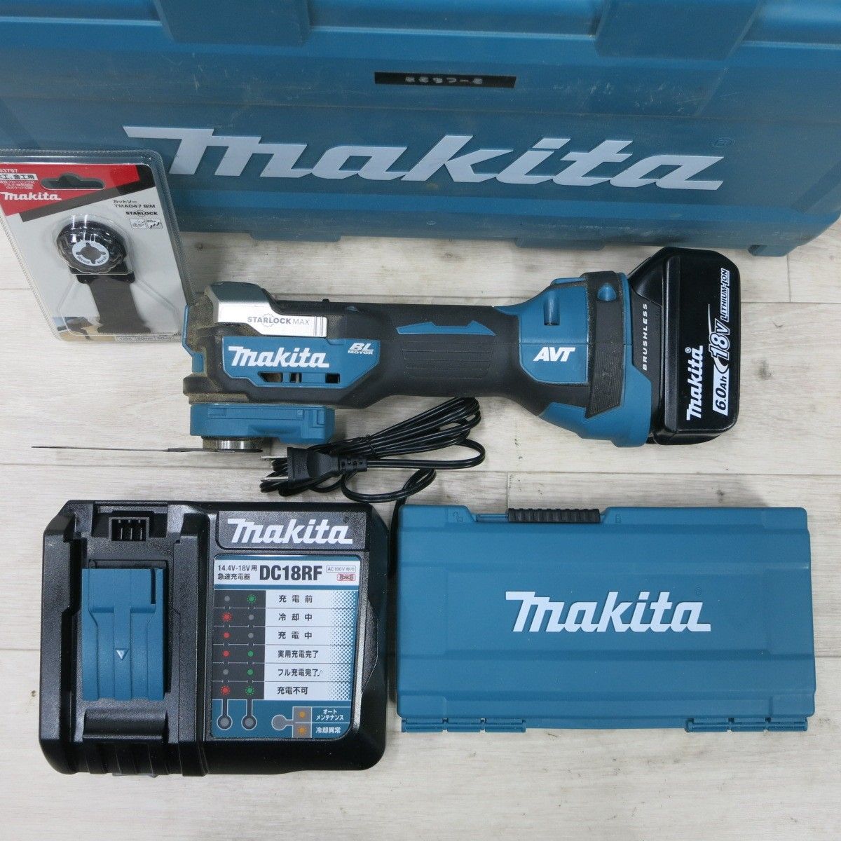 送料無料] 付属品付き◇マキタ 充電式 マルチ ツール 18V TM52DRG 
