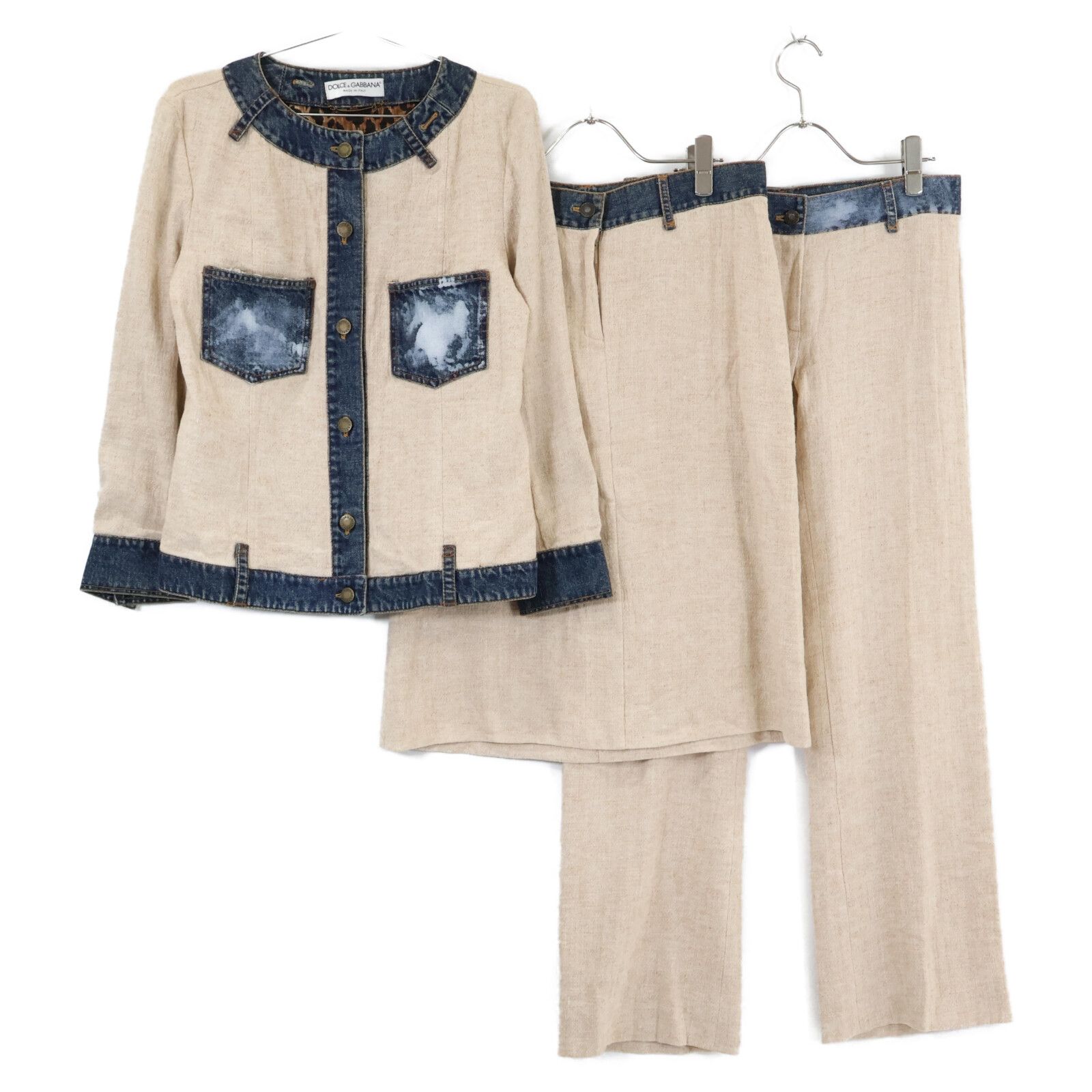 DOLCE&GABBANA ドルチェアンドガッバーナ ｲﾝﾃﾞｨｺﾞ×ﾍﾞｰｼﾞｭ JK1J9882  