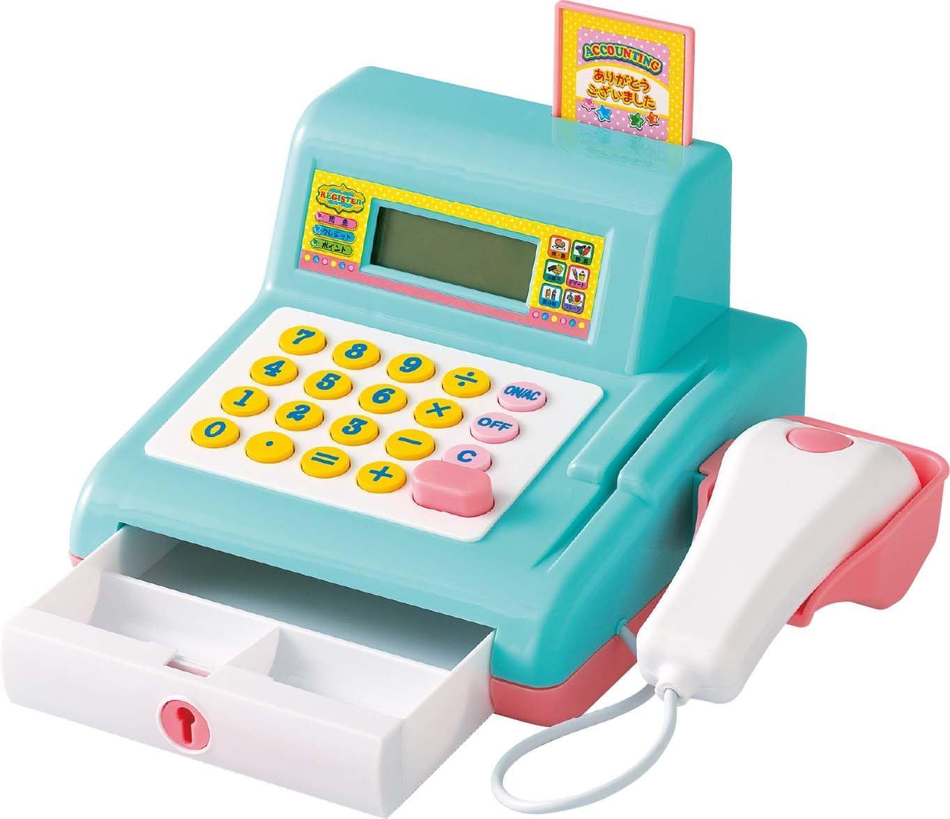 【新着商品】Hape(ハペ) おままごとキッチン 27.3×55×66.5cm 新着商品】おみせやさん レジスター わくわく W22.5×H17×D12.5cm