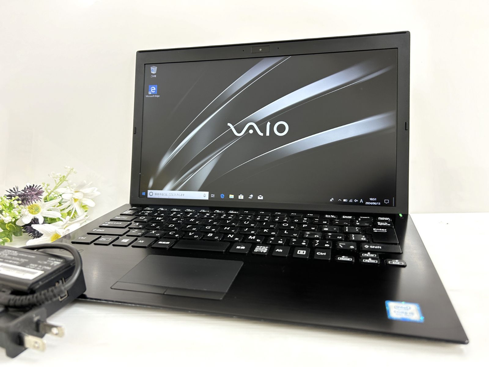 【良品 13.3インチ】SONY ソニー VAIO VJPG11C11N『第8世代 Core i5(8250U)/1.6Ghz/RAM:8GB/SSD:256GB』Win10 動作品