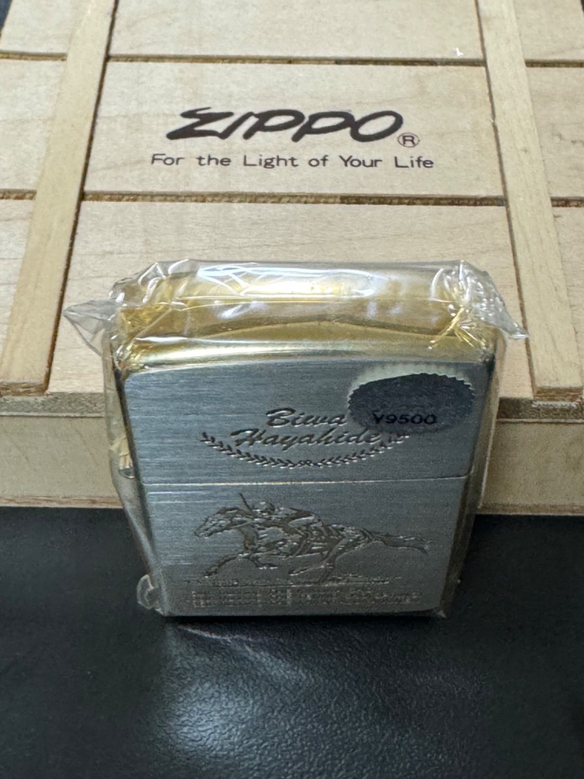 zippo Biwa Hayahide GOLD 4面ゴールド加工 ビワハヤヒデ 1994年製 