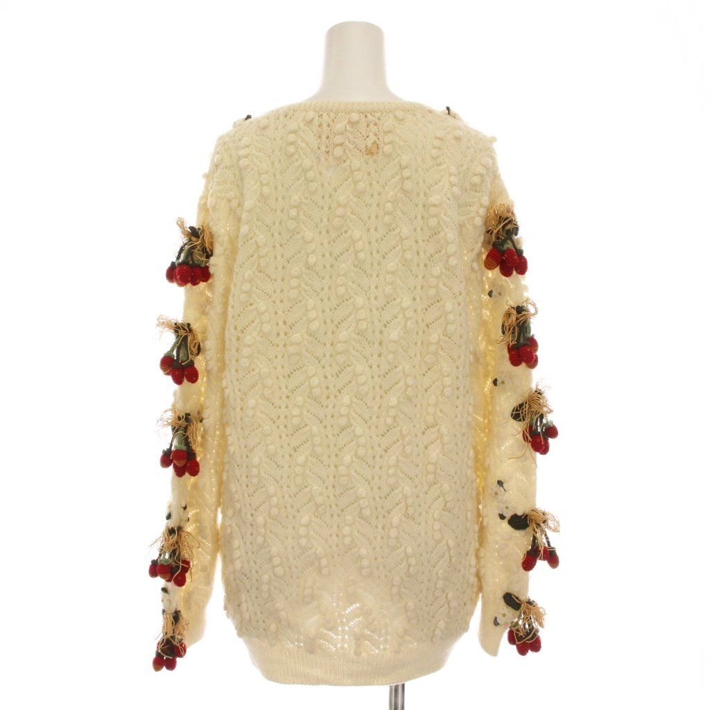 ピンクハウス PINK HOUSE カーディガン ニット イチゴモチーフ 長袖 白 P1081KAL17 |YM